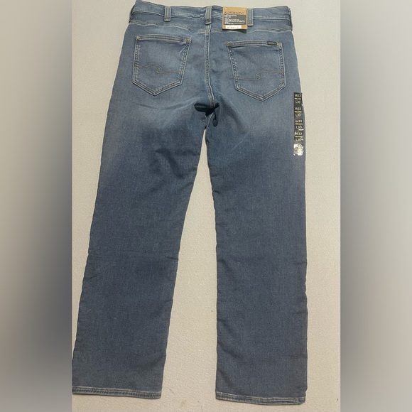 NWT Silver Jeans Authentic The Athletic Men’s 33 X 30 Stretch Blue Loose Fit - Picture 3 of 6